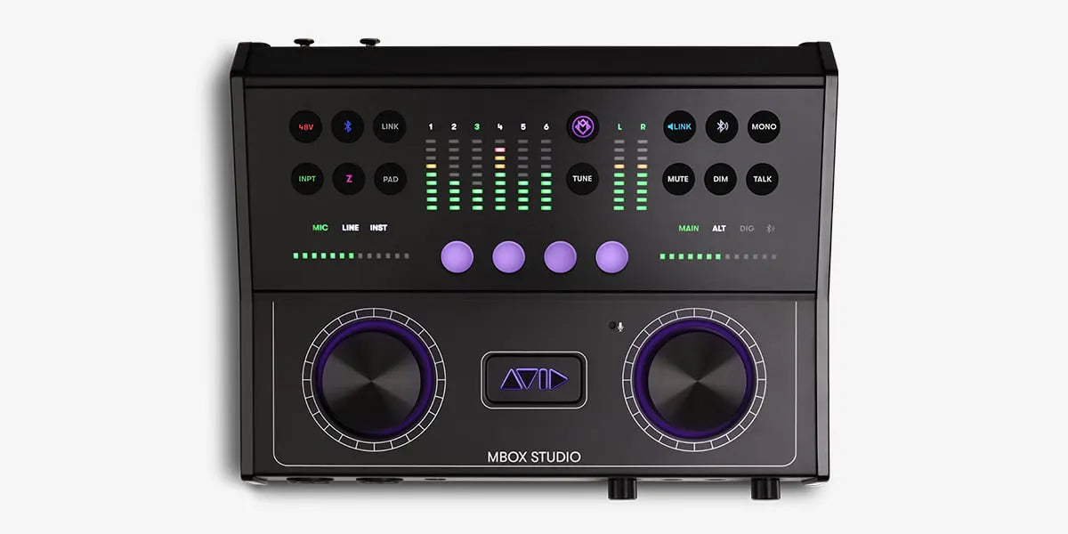 Avid M store Box Pro Audio recording interface