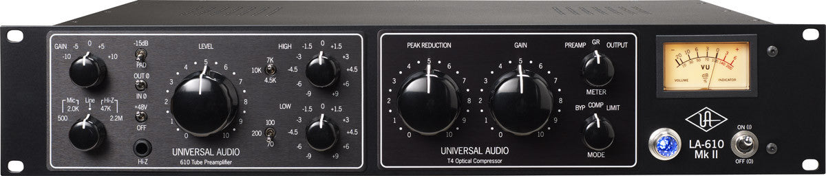 Universal Audio LA-610 MkII Classic Tube Recording Channel