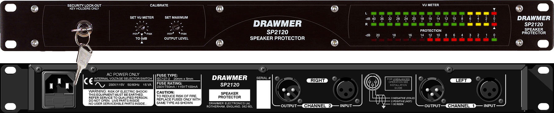 Drawmer SP2120 - Speaker Protector - Professional Audio Design, Inc