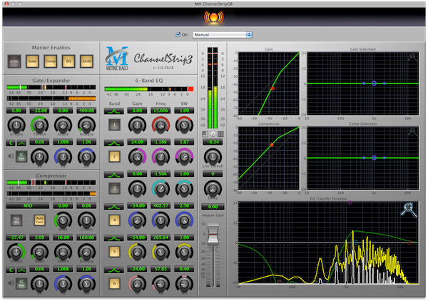 Metric Halo MH ChannelStrip 3 for GarageBand