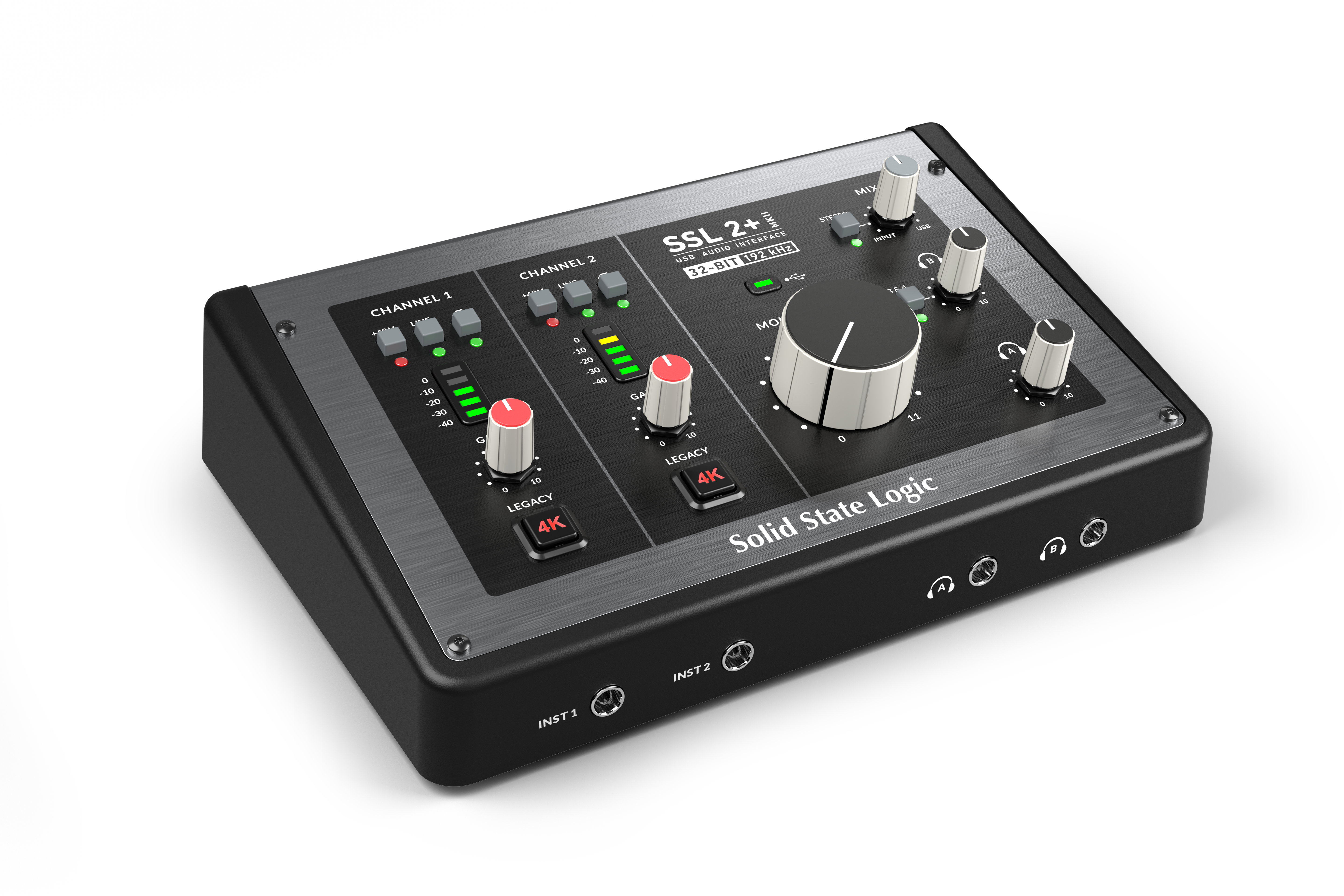 Solid State Logic SSL 2 + MKII 2x4 USB-C Audio Interface