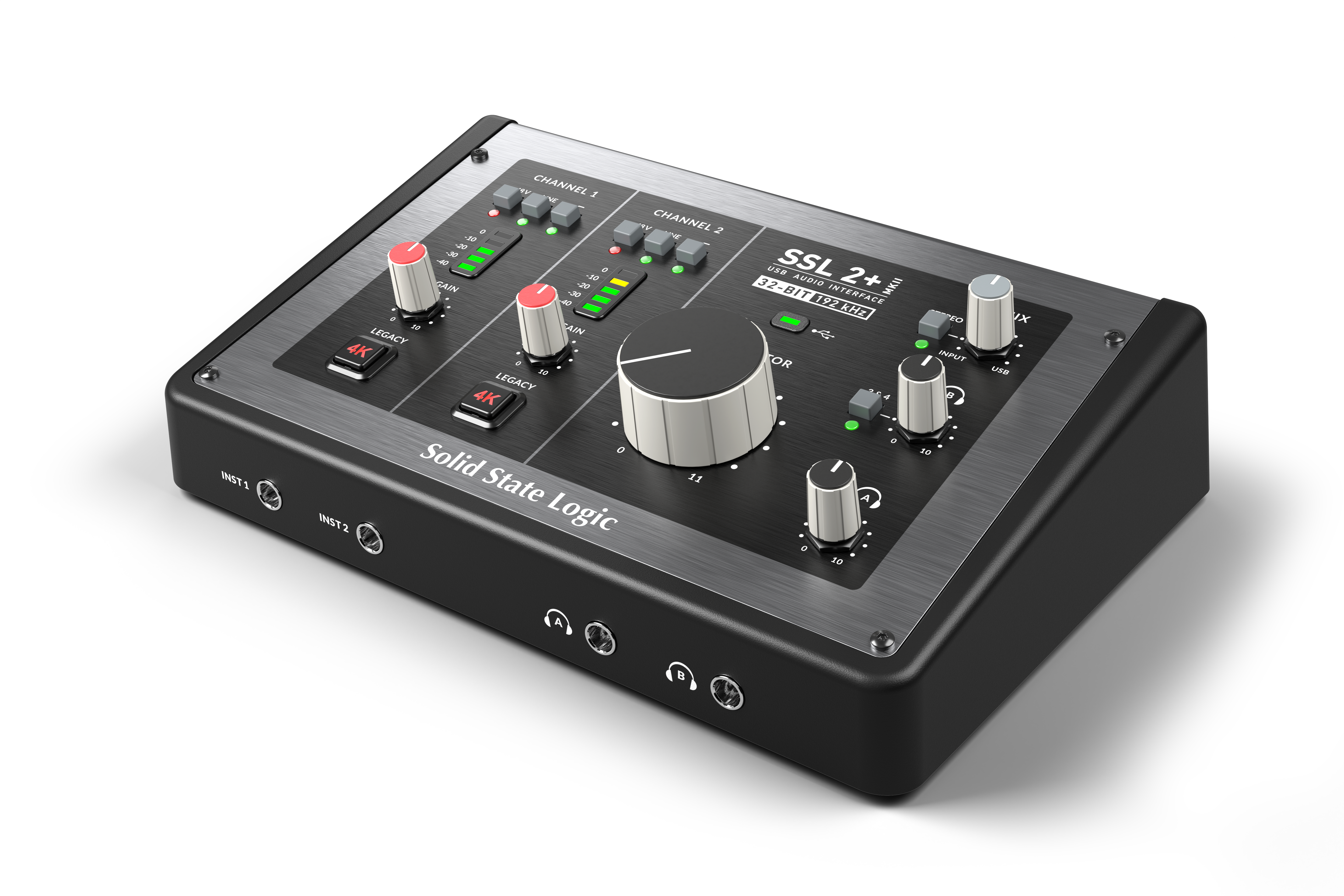 Solid State Logic SSL 2 + MKII 2x4 USB-C Audio Interface