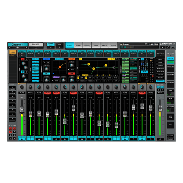 Waves eMotion LV1 Live Mixer – 16 Stereo Channels