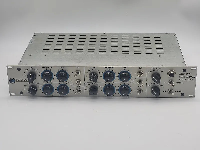 Summit Audio EQF-100 Full Range Equalizer 2000s - Silver (USED)