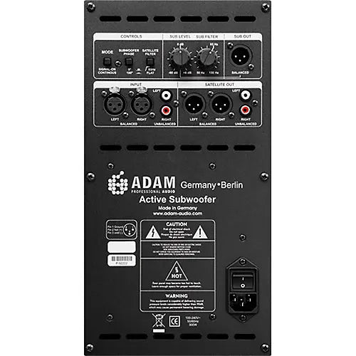 ADAM Audio Sub10 Mk2 Active Studio Subwoofer 2010s - Black (DEMO)