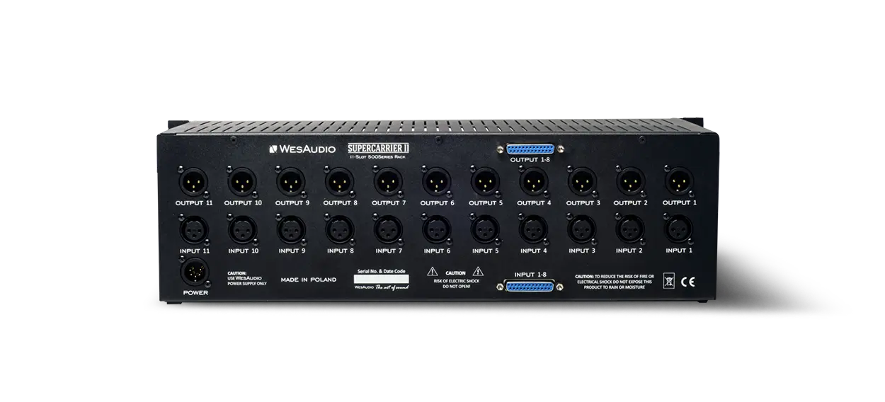 WesAudio supercarrier II - FULLY COMPATIBLE WITH API STANDARD