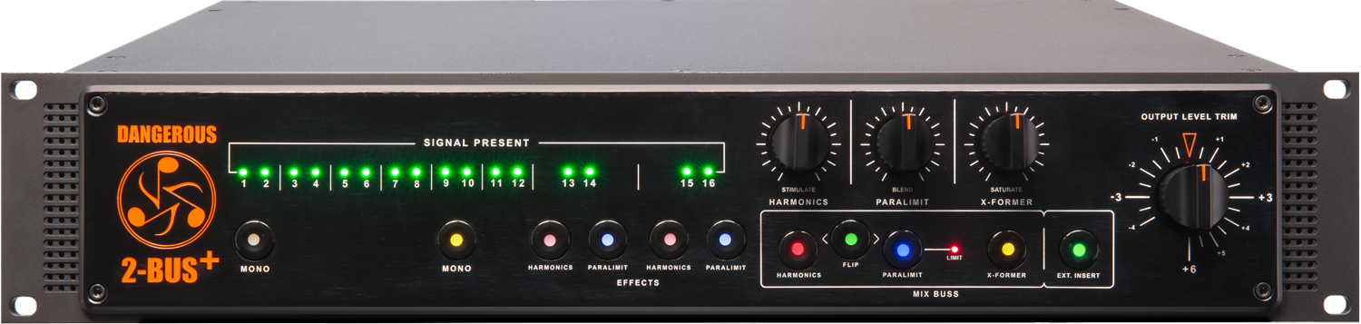 Dangerous Music 2-BUS+ Analog Summing Box - Summing Mixer - Professional Audio Design, Inc