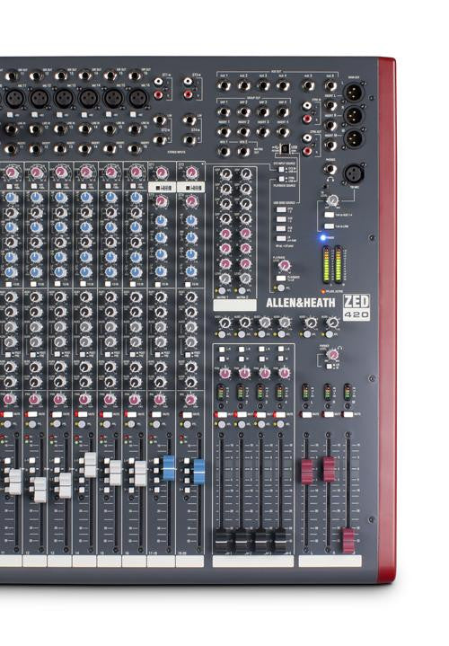 Allen and Heath ZED-420 Mixer - Professional Audio Design, Inc