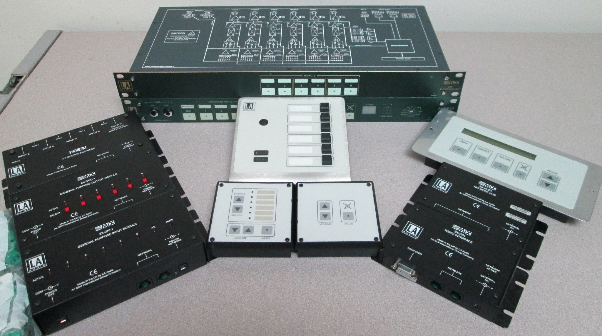 Recording Equipment,Accessories - LA Audio - LA Audio ZX Series Complete System - Professional Audio Design, Inc