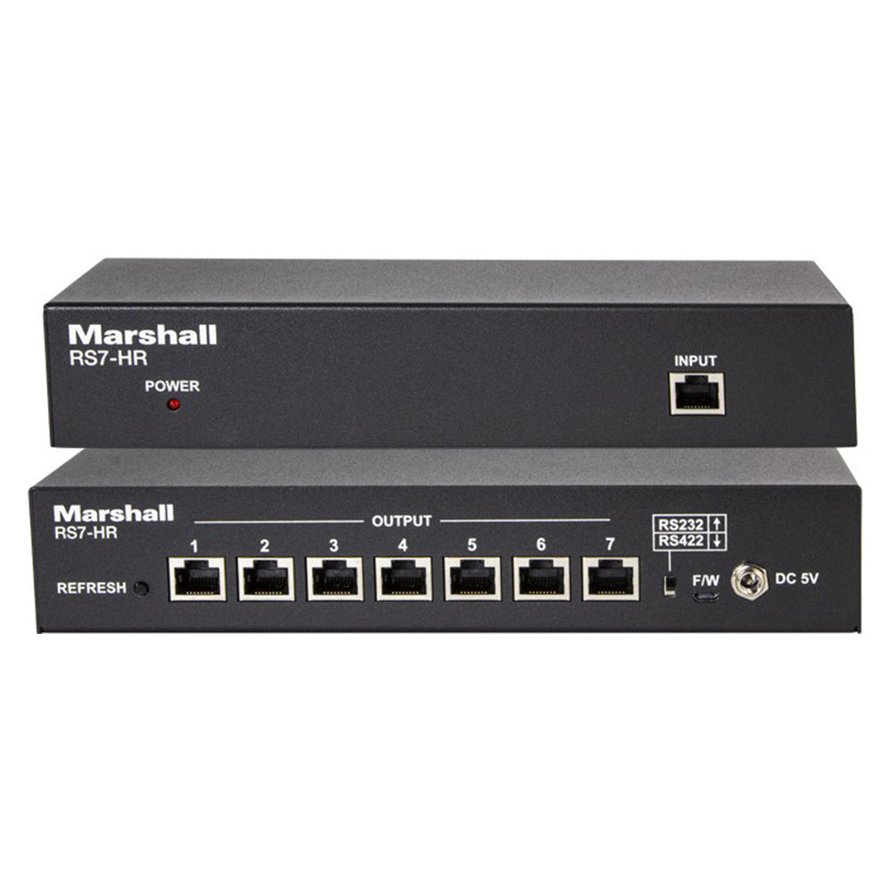 Marshall RS7-HR - RS232/RS422 Home Run Distribution Box for up to 7 Cameras