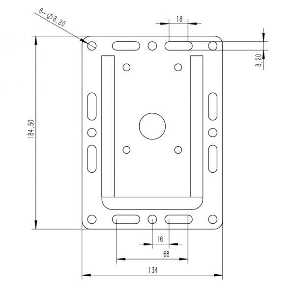 Triad-Orbit SM-WM1, Slide In Wall and Ceiling Mounting Plate