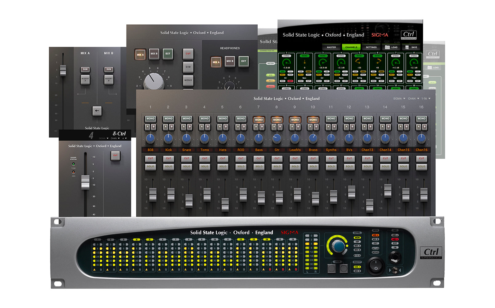 Solid State Logic - SSL Sigma-?elta - Summing Mixer - Professional Audio Design, Inc