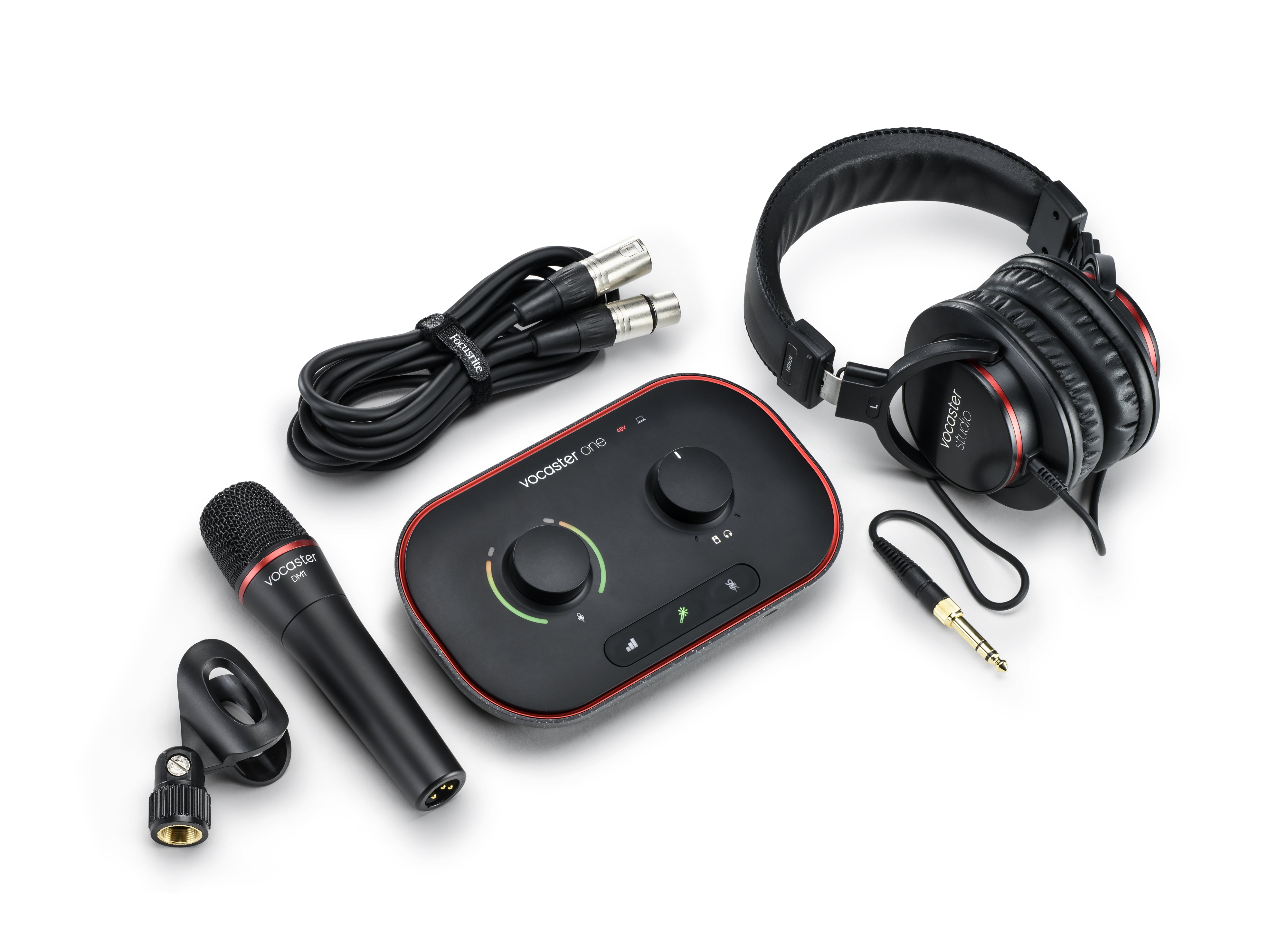 Focusrite Vocaster One Studio - The essential podcasting kit