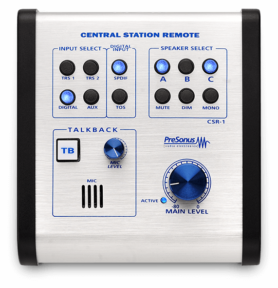 Consoles - PreSonus - PreSonus Central Station Plus Passive Monitoring Controller - Professional Audio Design, Inc