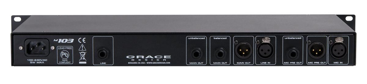 Grace Design m103 single channel preamp/DI/EQ/compressor