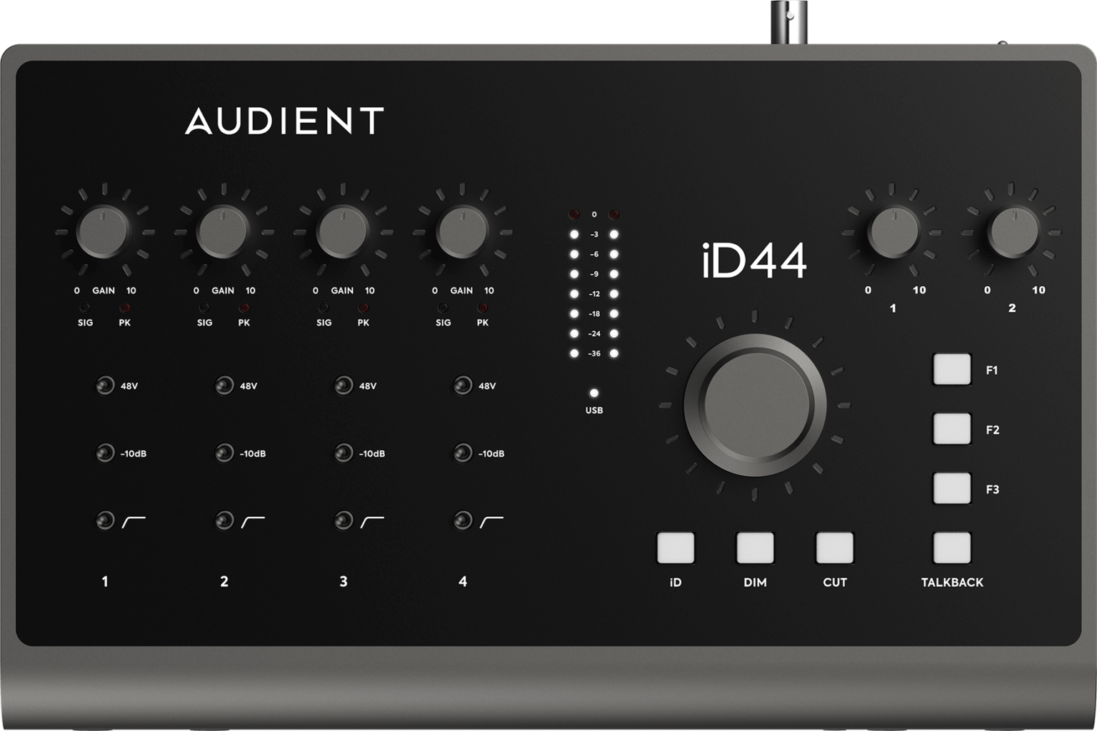 Audient iD44 MKII - 4 channel USB2 Interface and Monitoring