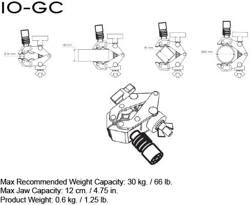 Triad-Orbit IO-GC - IO-Equipped Grip Clamp