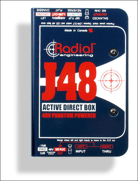 Accessories - Radial Engineering - Radial Engineering J48 - Professional Audio Design, Inc
