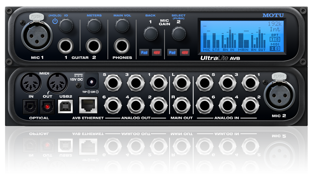 Motu UltraLite AVB - Professional Audio Design, Inc | Professional