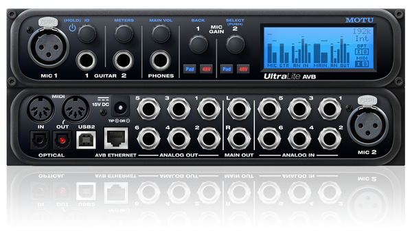 Motu UltraLite AVB - Professional Audio Design, Inc | Professional